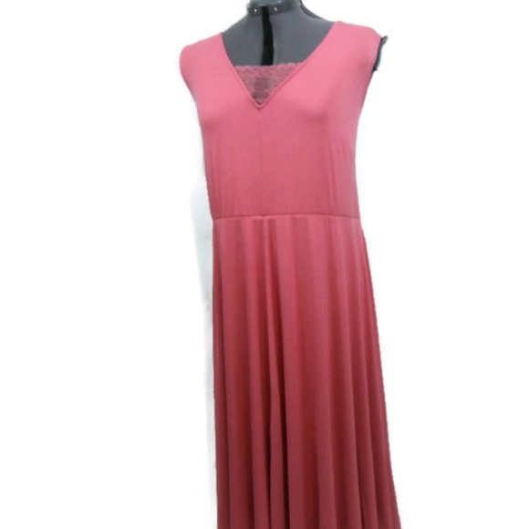 NWT Lane Bryant Rose Colored Swing Tank Dress - Picture 7 of 8